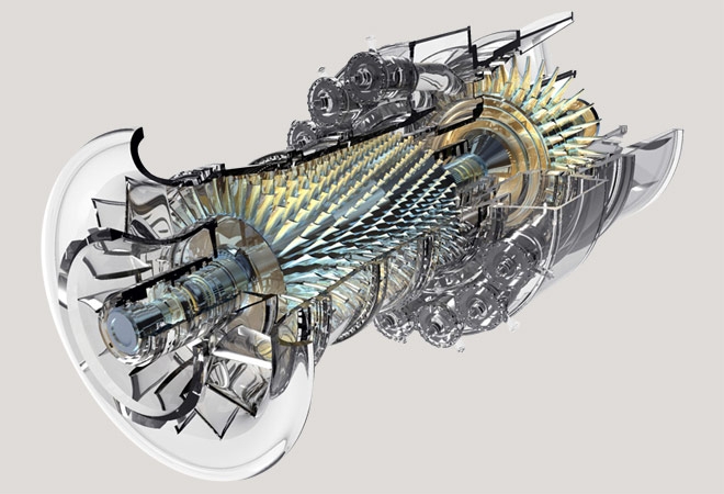 GE 9E heavy duty gas turbine/ Source: ge.com
