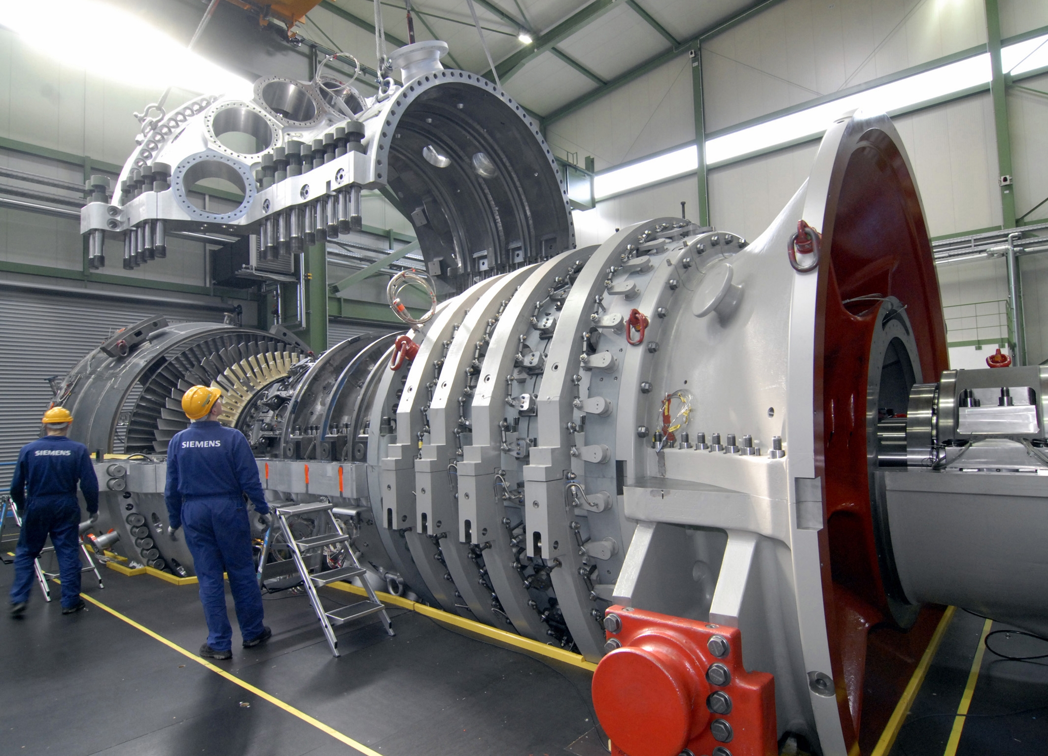 Siemens' SGT5-8000H gas turbine; source: energy.siemens.com