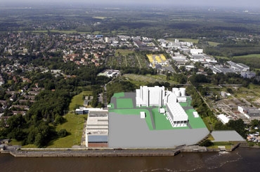Vattenfall's gas and steam plant Wedel; source: vattenfall.de