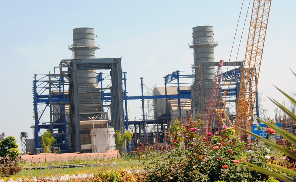 Reliance's 2,400-MW CCGT in Samalkot; source: reliancepower.co.in