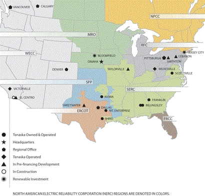 Tensaka projects locations