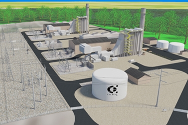 Garrison Energy Center concept photo; copyright: Calpine