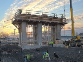 Construction works of REO Town Cogeneration Plant