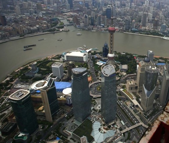 View from Shanghai Tower