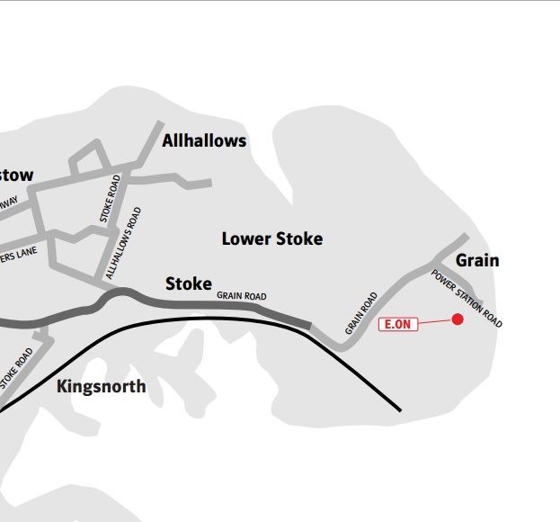 Grain Power Station location
