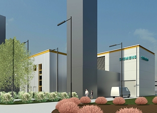 Draft of Siemens combustion test centre in Berlin