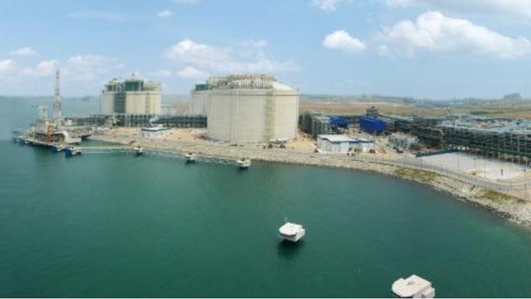 Singapore's LNG Terminal on Jurong Island
