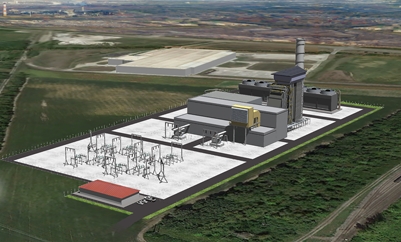 Artist’s rendition of the $500 million Middletown Energy Center