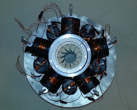 Top view of the TAG generator