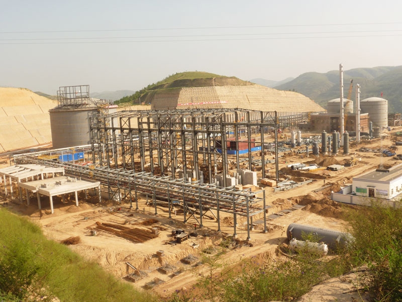Construction of the HuaQi Ansai LNG Facility
