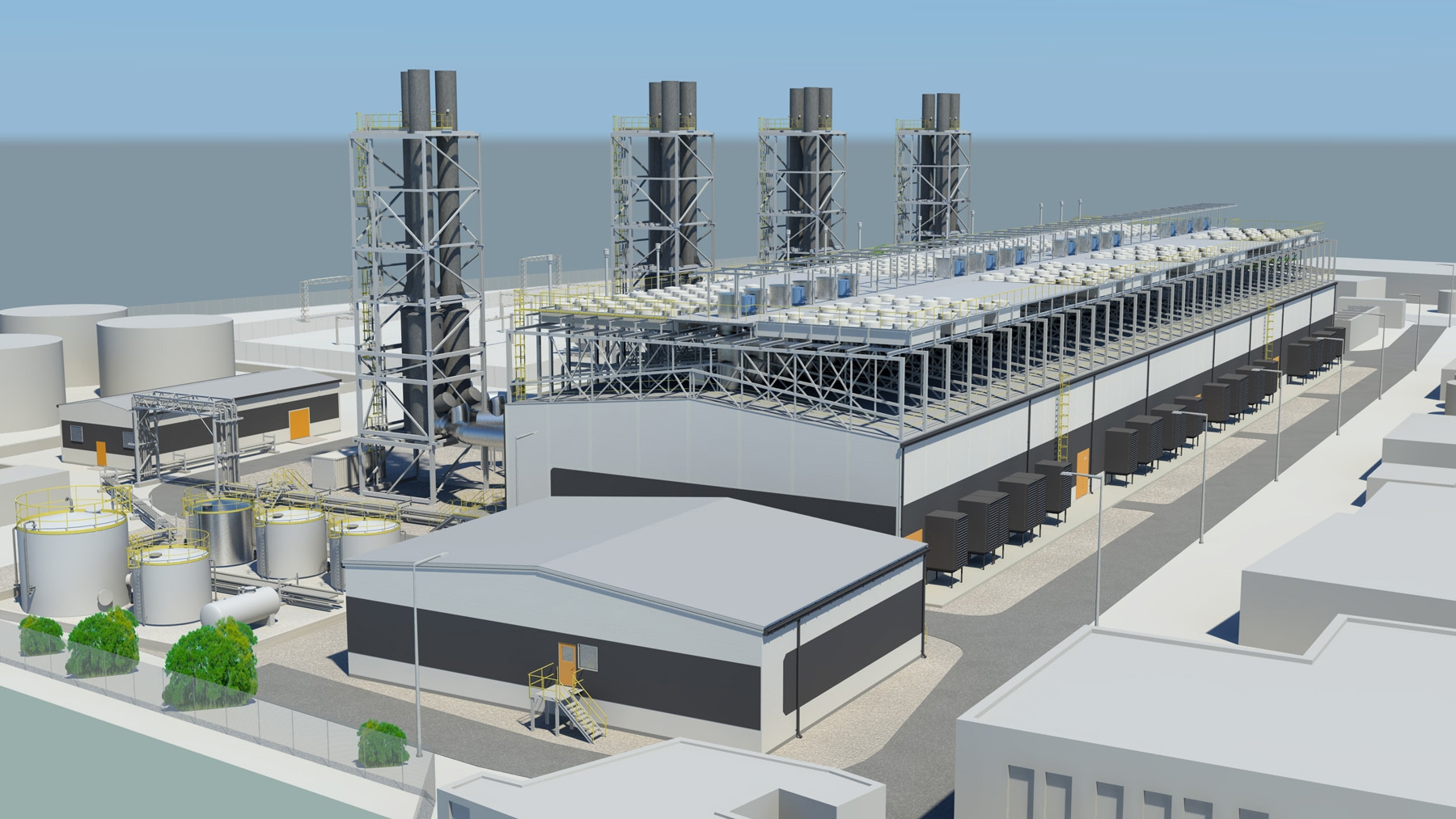 Rendering of Pesanggaran Bali power plant