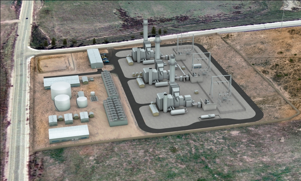 Artist’s rendition of the 305MW Pio Pico Energy Center