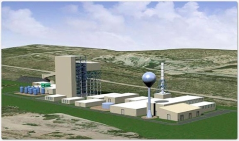 Artist’s rendition of the Good Spring plant