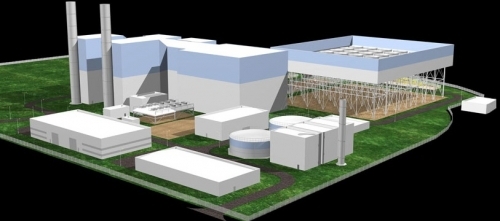 Rendering of Intergen's Gateway Energy Centre