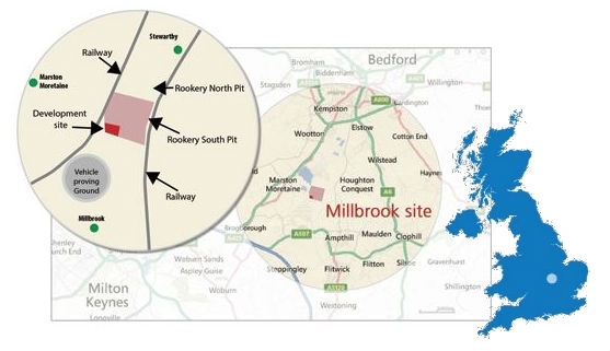 Site of the proposed gas power plant