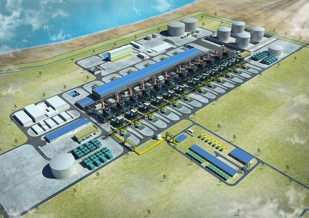 Artist’s rendition of the 4 GW Qurayyah plant
