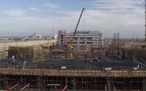 Construction of the Ain Sokhna power station is expected to be complete by October