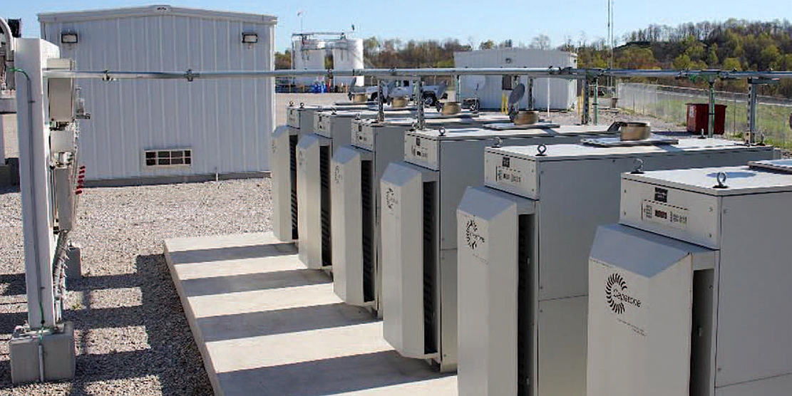 Capstone received orders for 25 of its C65 microturbines
