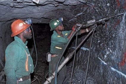 Coal miners in Tanzania