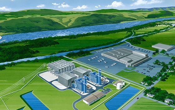 Artist’s rendition of the 829 MW Patriot plant