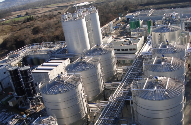 Biorefineries such as this one in Crescentino, Italy, offer potential to expand a wide range of biogas technologies
