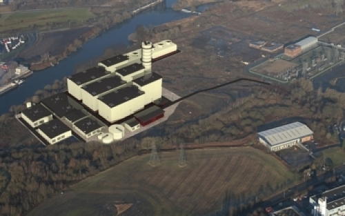 Artist's rendition of the proposed plant