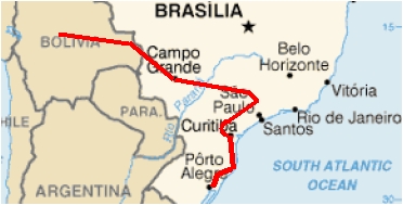 The Gasoduto Bolívia-Brasil is one of the largest pipelines in South America