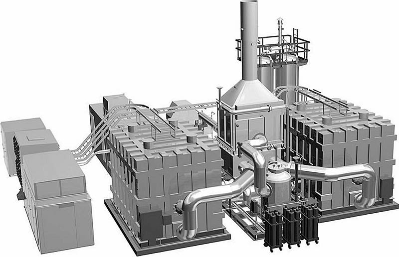 Fuel cells may be integrated into existing power plants
