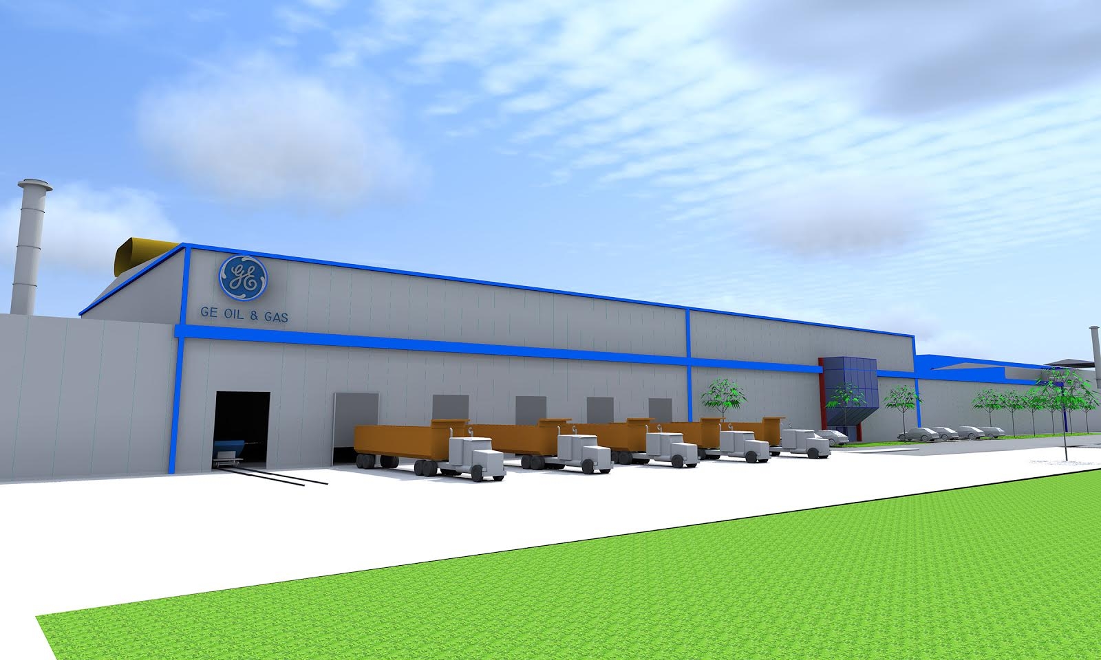 Artist's rendition of the upgraded site