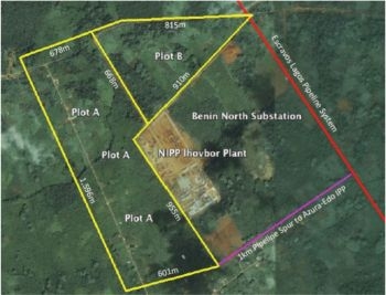 Plan of the proposed site