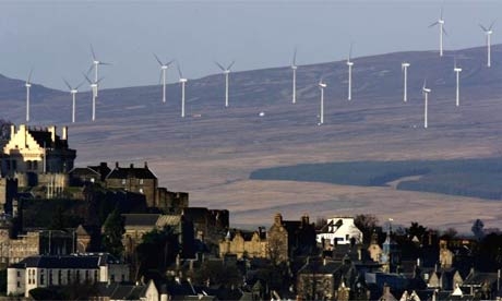 Scotland has some of the largest natural wind resources in Europe