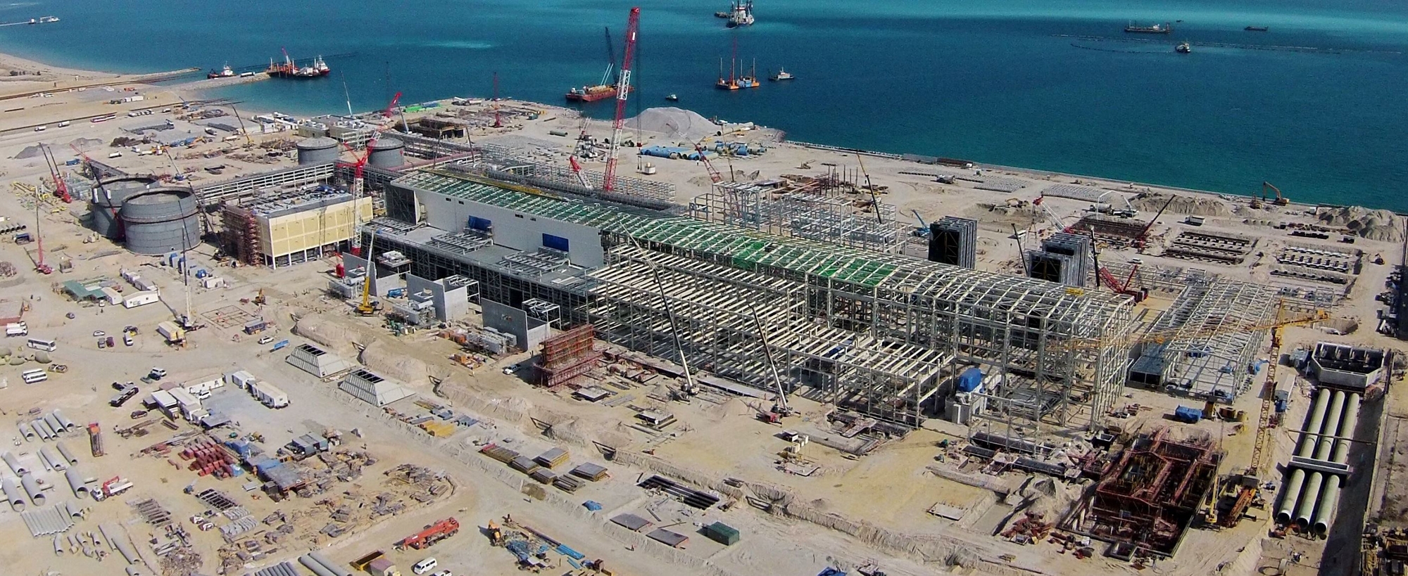 Phase 1 of the Az-Zour Power Plant is now 65% complete