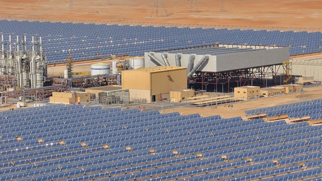 The Shams 1 power plant