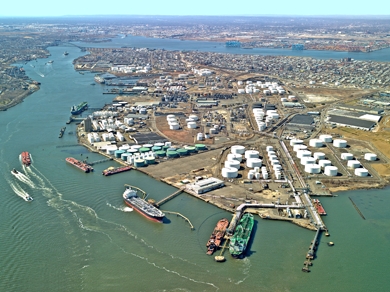BEC is adjacent to the International-Matex Tank Terminals in New Jersey