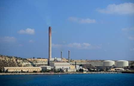The existing Delimara plant before upgrade and expansion