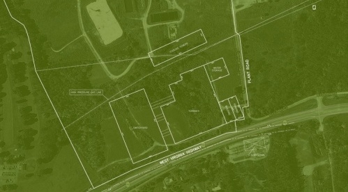 Site of the proposed gas power plant