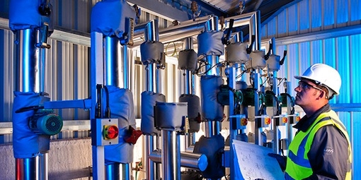 Control systems at one of BioCore's AD plants