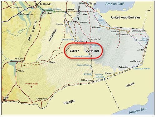 Shale gas processing in Saudi’s ‘Empty Quarter’: Source: 2b1consulting