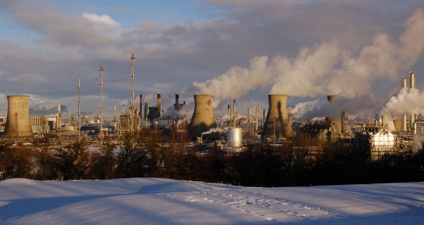 Scotland's Grangemouth refinery and power plant
