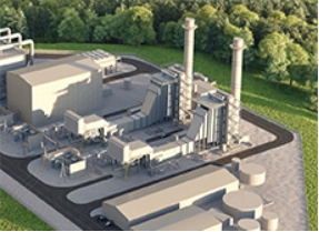 Rendering of the 700 MW CCGT in Carrol County