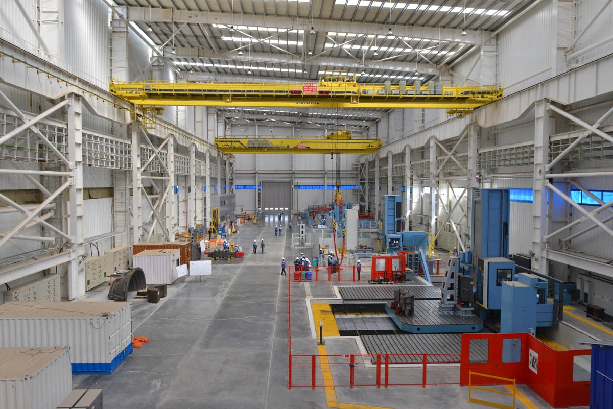 Inside view of the Sanand facility in Gujarat
