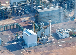 Profertil fertilizer plant in Bahia Blanca after commissioning