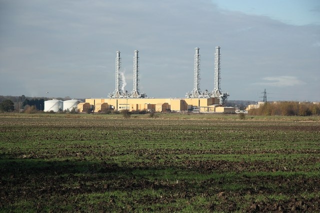 Brigg Power Station in North Lincolnshire