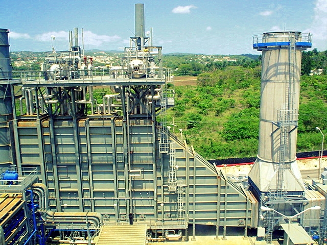 The 120 MW gas power plant at Bogue, Montego Bay