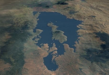 The plant will capture methane from Lake Kivu