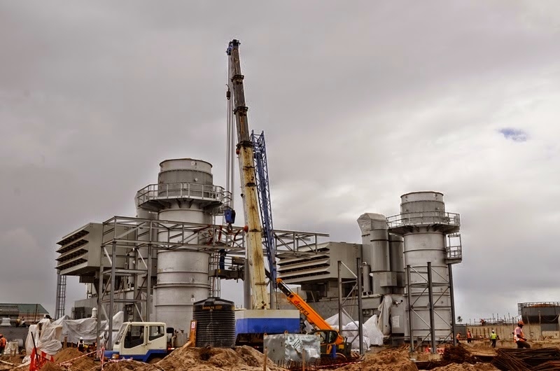 Final works at Kinyerezi 1