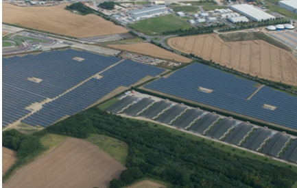 15 MWp solar farm at Ellough in Suffolk