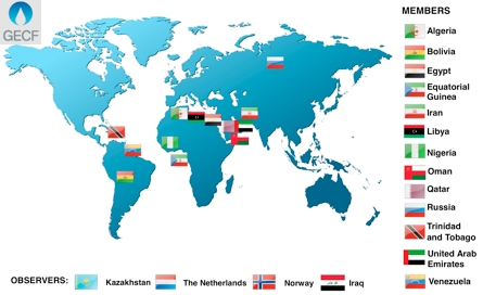 Members of the Gas Exporting Countries Forum
