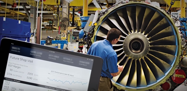 Predix can help determine equipments future 'shop visits' for upgrade or repair