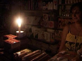 Crimean shop vendor plunged into darkness
